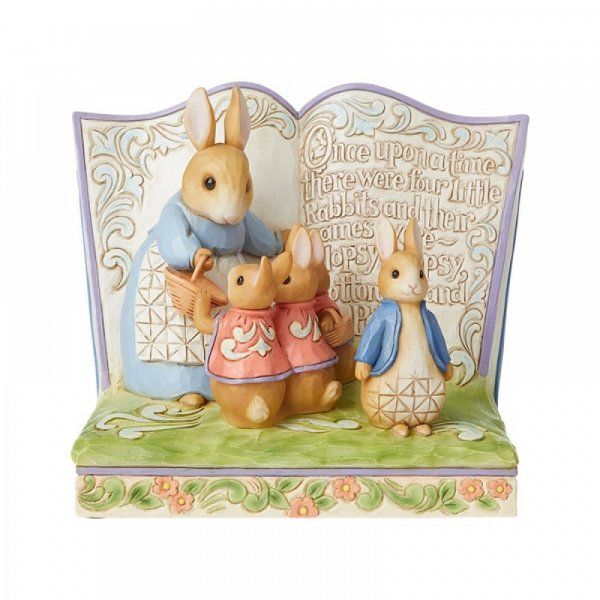 Jim Shore Beatrix Potter Once Upon a Time Storybook Peter Rabbit Figurine