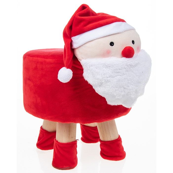 Cute Christmas Santa Footstool