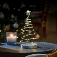 SpiraLite LED Christmas Tree - Silver