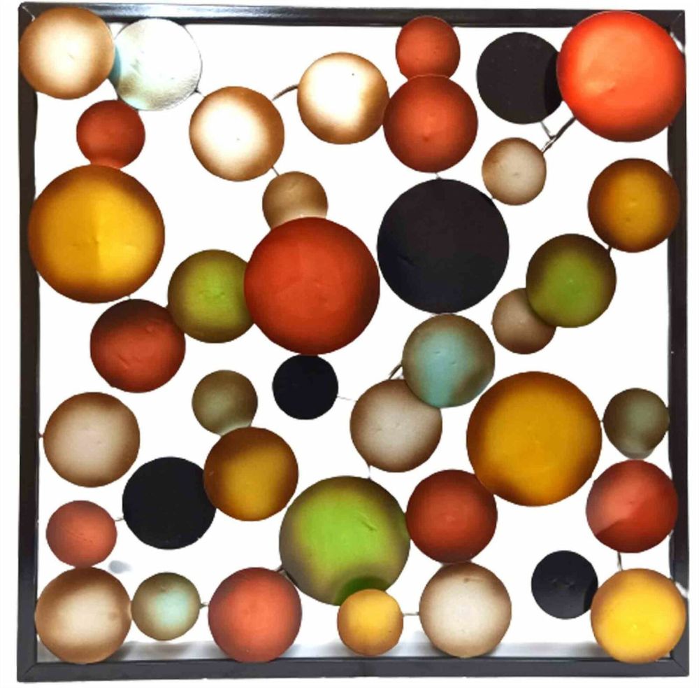  Colour Sphere Abstract Metal Wall Art Modern Wall Sculptures Home Or Garde