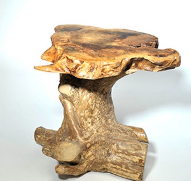 Coffee Root Wooden Stand Table 30cm