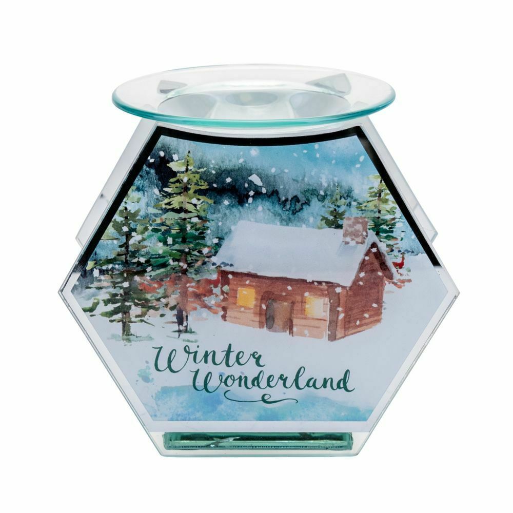 Winter Wonderland Forest Scene T-Light Christmas Oil Burner
