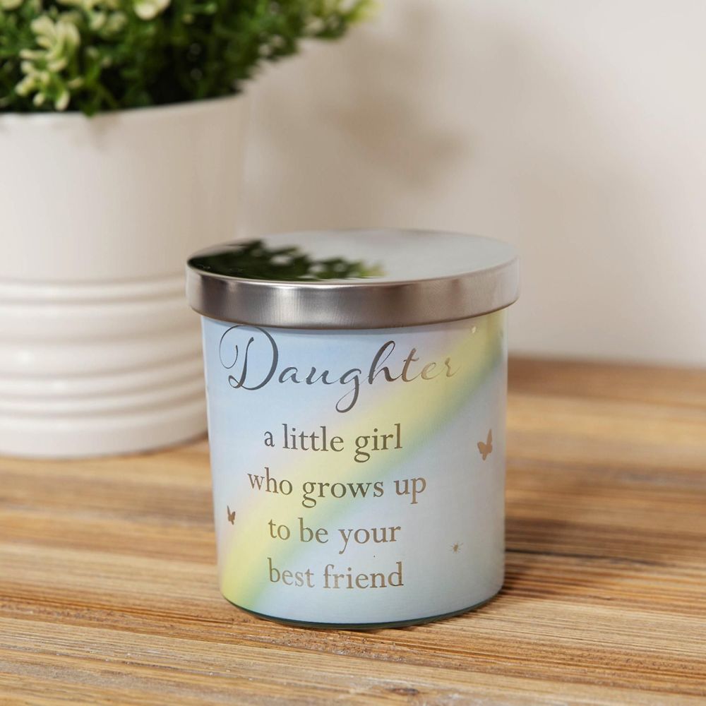 REFLECTIONS BLACKCURRANT ROSE SCENTED DAUGHTER CANDLE 