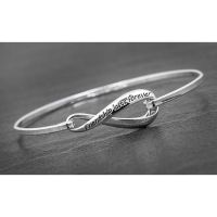 Equilibrium Eternal Love Silver Plated Friendship Bangle