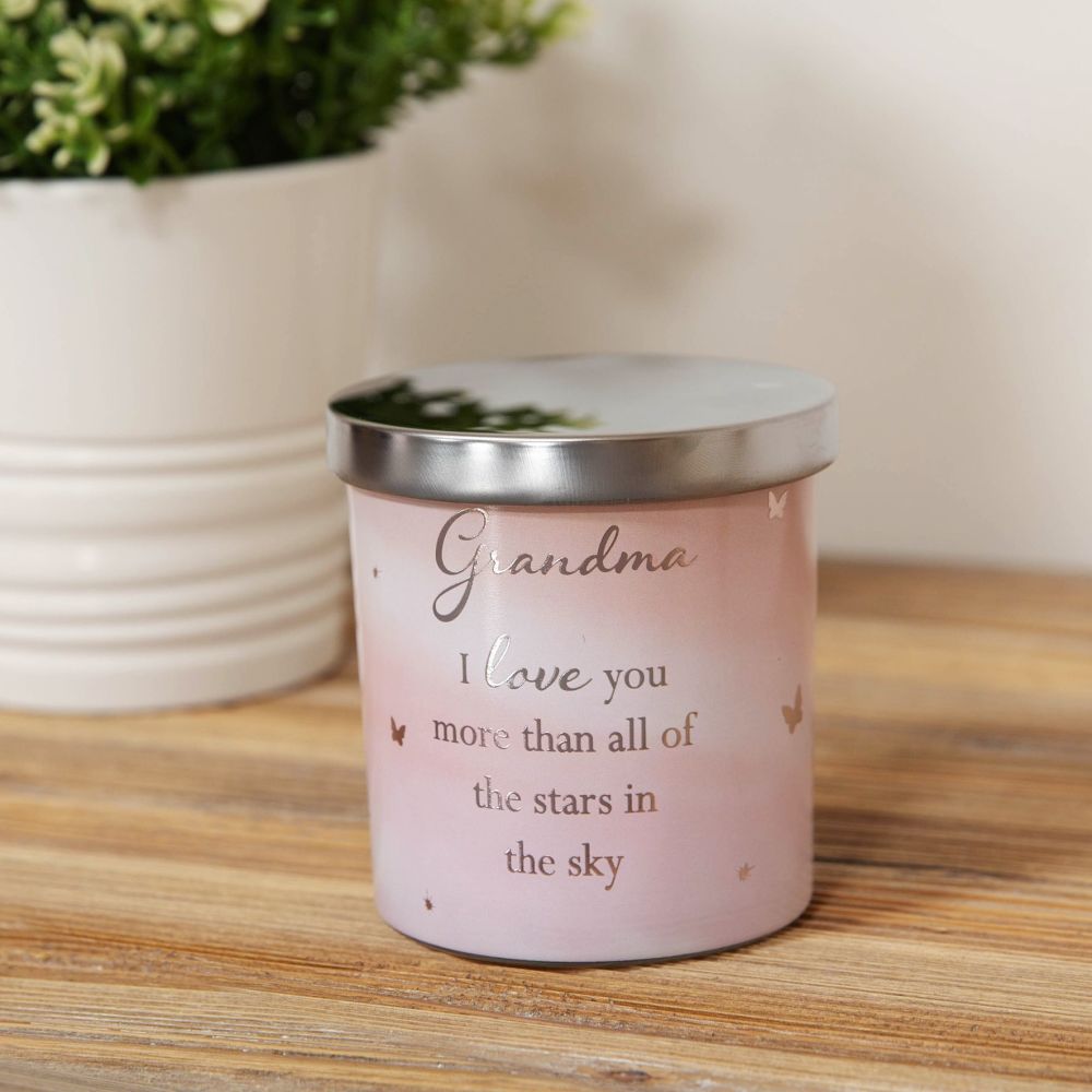 REFLECTIONS BLACKCURRANT ROSE SCENTED GRANDMA  CANDLE 