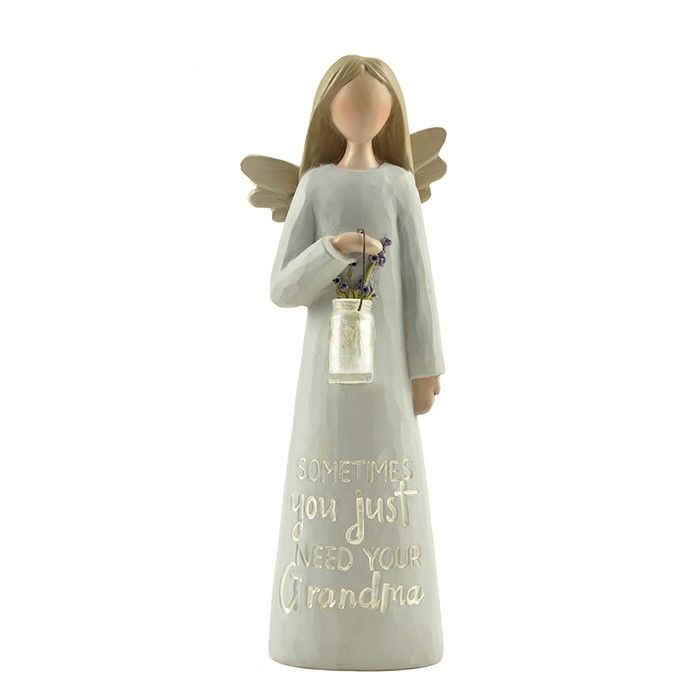 Feather & Grace "Sometime You Just Need Your Grandma" Angel Figurine