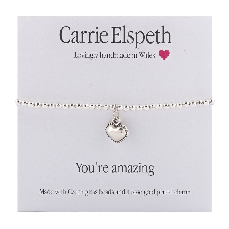 Carrie Elspeth 'You're amazing' Sentiment Bracelet