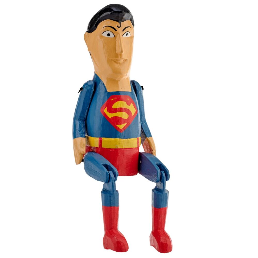 Superman Large Fairtrade Painted Puppet