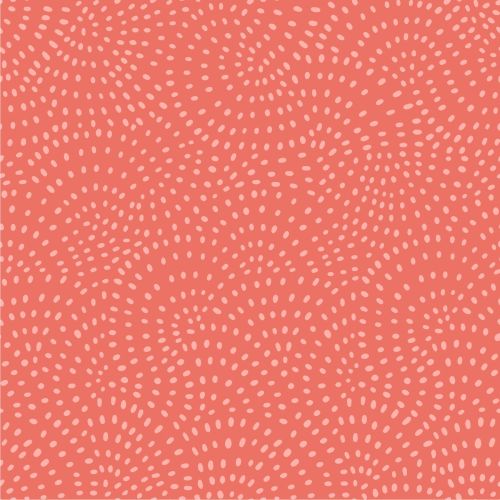 Twist Coral Texture Spotty Polkadot Dotty Cotton Fabric