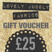 £25 Gift Voucher for Lovely Jubbly Fabrics sent by email