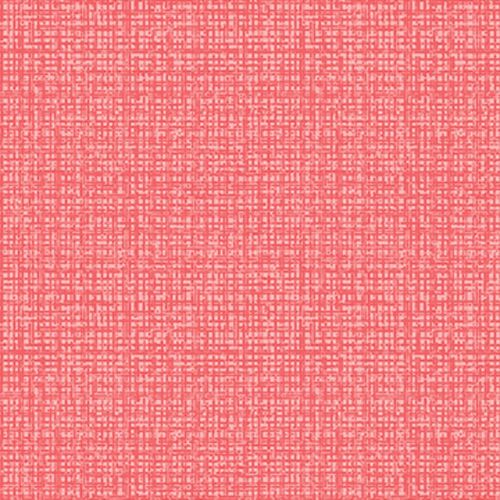 Color Weave Medium Rouge Coral Pink Textures Coordinate Blender Cotton Fabr