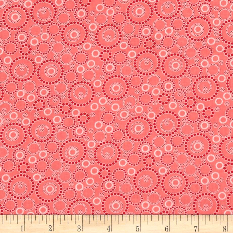 Kitchen Love Beaded Circles Light Red Coral Pink Coordinate Blender Filler