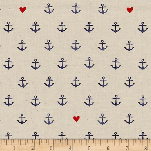 S.S. Bluebird You're My Anchor Natural Hearts Anchors Nautical Sailor Saili