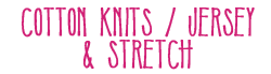 Knit & Jersey Fabric