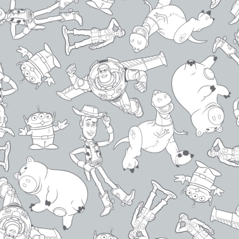 Toy Story Disney Pixar Woody Buzz Lightyear Rex Hamm Alien Cowboy Cotton Fa
