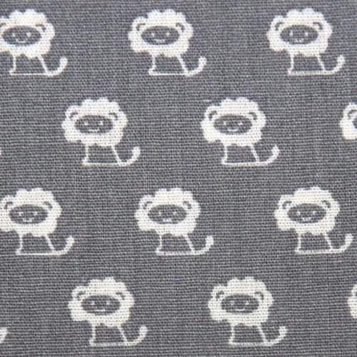 Tiny Lions Miniature Jungle Animals Grey White Mini Lion Nursery Extra Wide