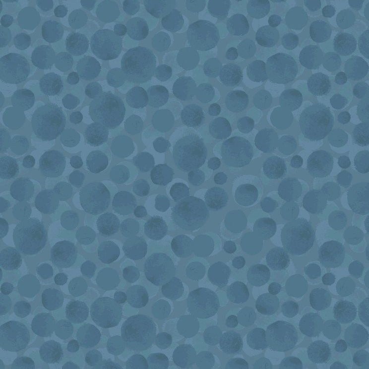 Bumbleberries Ocean Blue Coordinate Quilting Blender Filler Texture Cotton