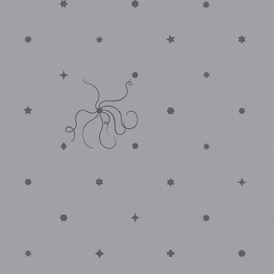 Sun Print 2018 Diatom Seagull Star Geometric Nautical Grey Blender Cotton F