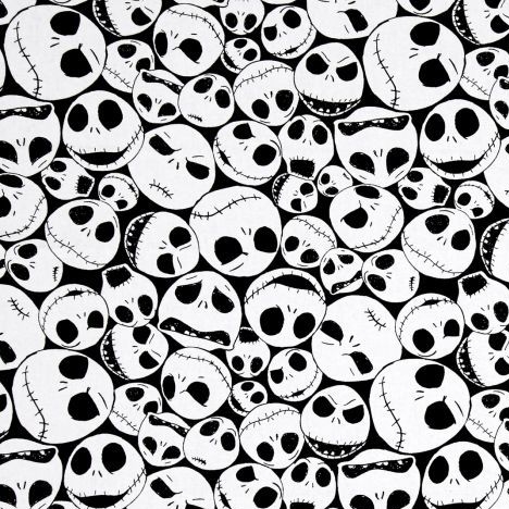 REMNANT Disney Nightmare Before Christmas Packed Jack Skellington Faces on