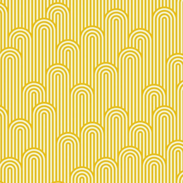 Tula Pink Zuma Tower 7 Geometric Glowfish Stripe Cotton Fabric