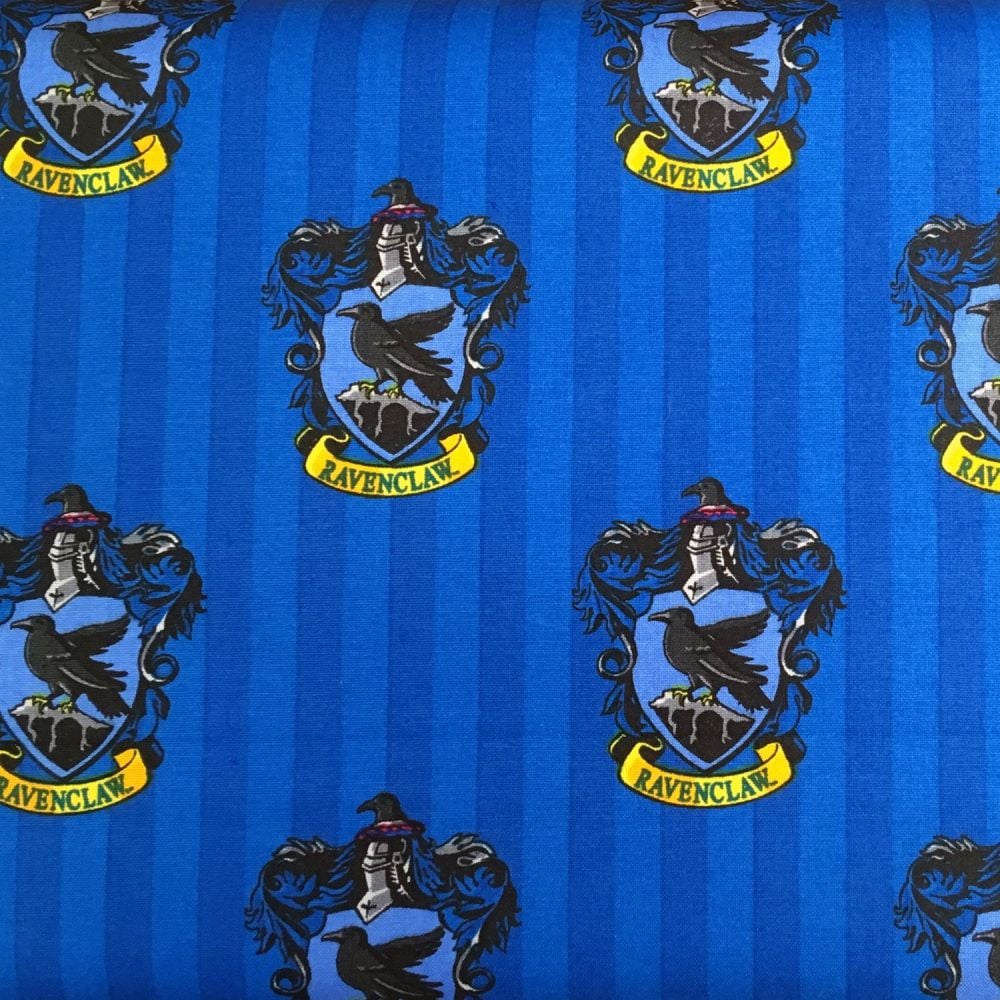 Harry Potter Hogwarts Ravenclaw House Crest Raven Magical Wizard Witch Cott