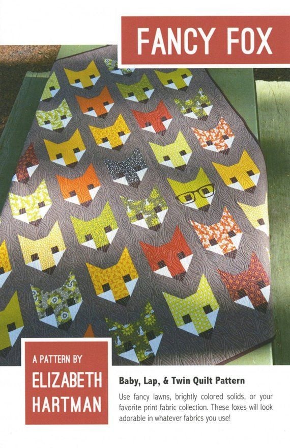 Elizabeth Hartman Fancy Fox Quilt Pattern