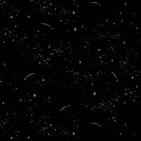 Lucky Charms Basics Shooting Stars Black Constellation Star Figo Cotton Fabric