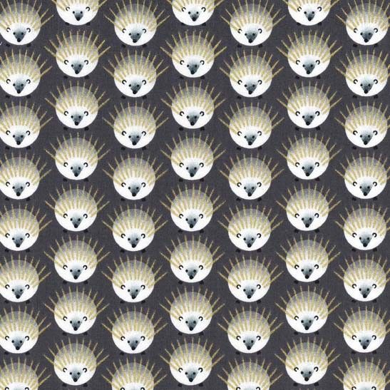 Quills Hedgehogs Glitter Critters Slate Grey Hedgehog Metallic Gold Coral C