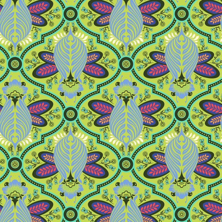 Tula Pink All Stars Bees Agave Paisley Geometric Floral Botanical Bee Cotto