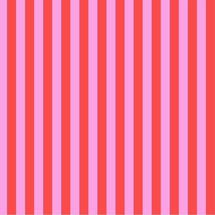 Tula Pink True Colors Stripes Poppy Tent Stripe Geometric Blender Cotton Fabric