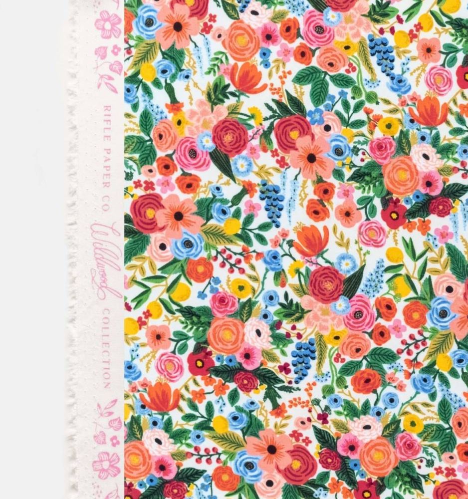 Blue And Pink Gardening Theme Cotton Canvas Fabric Stoffe Bastel Kunstlerbedarf Dentalmed Rs