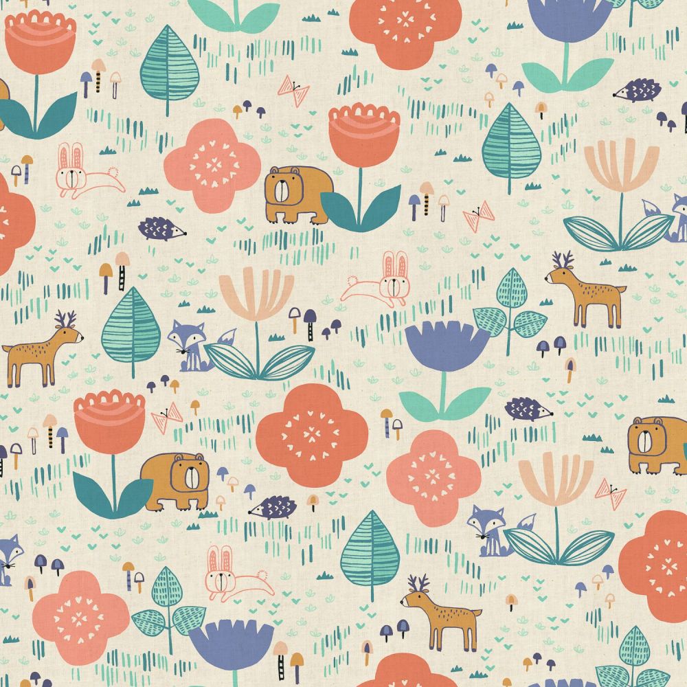 Mori No Tomodachi Ippai Peach Kawaii Bear Fox Bunny Deer Hedgehog Trees Woo