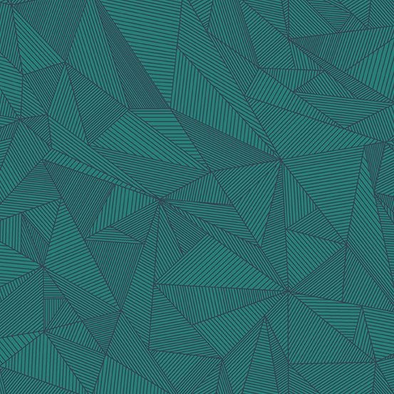 Redux Terra Galapagos Teal Linear Geometric Lines Blender Giucy Giuce Cotto