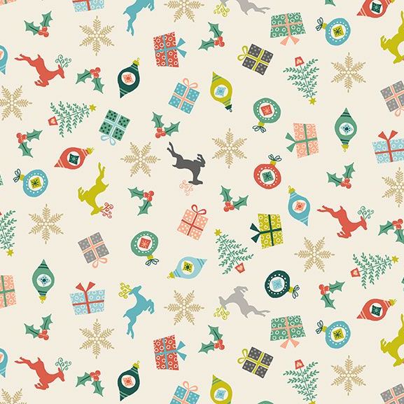 Merry Christmas 2019 Scatter Reindeer Trees Christmas Gifts Baubles Cotton