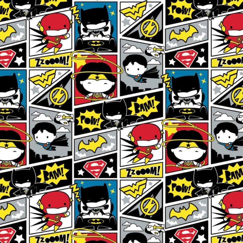 DC Superheroes In the Making Comic Blocks Kawaii Justice League Superhero C