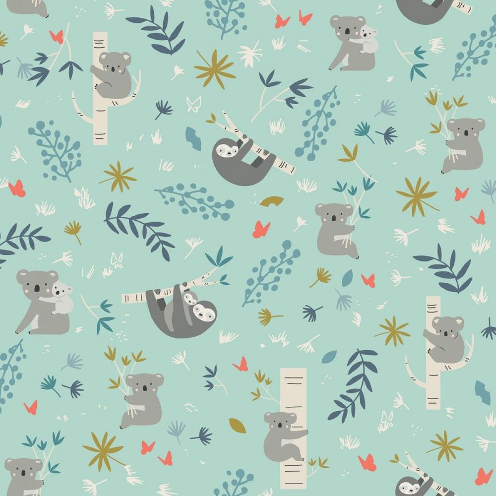 Joey Main Mint Koalas Sloth Koala Bear Sloths Botanical Leaves Australia Ma
