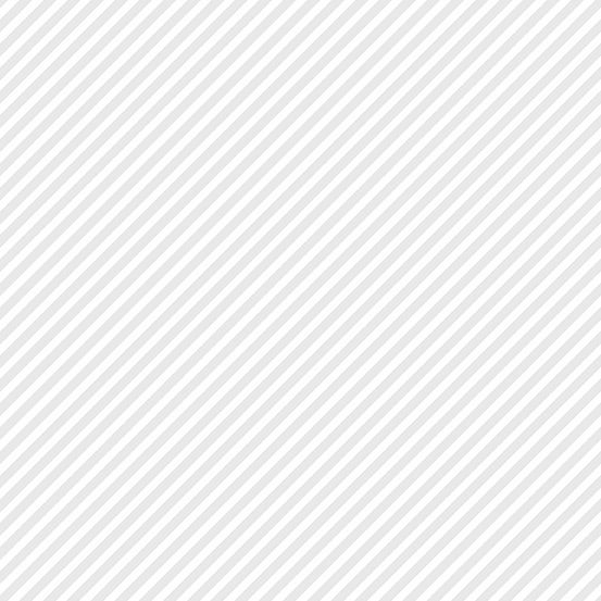 EXCLUSIVE Sweet Shoppe Candy Stripe Light Grey and White Bias Stripes Pinst