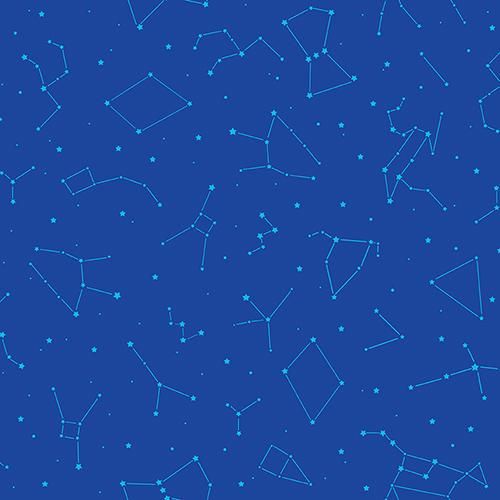 Otter Romp Blue Space Night Sky Stars Space Constellation Constellations St