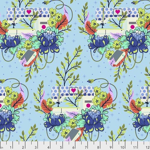 PRE-ORDER Tula Pink HomeMade Pedal to the Metal in Noon Cotton Fabric