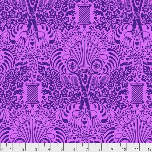 PRE-ORDER Tula Pink HomeMade Getting Snippy in Night Cotton Fabric