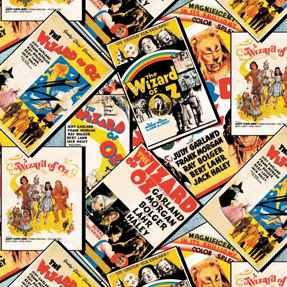 Wizard of Oz Movie Posters Cinema Dorothy Tin Man Cowardly Lion Scarecrow T