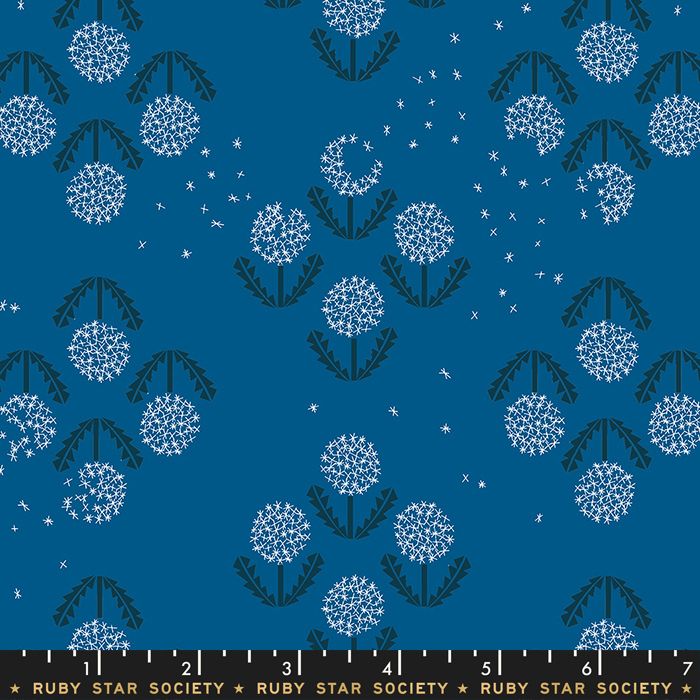 Darlings 2019 Puff Blue Raspberry Dandelion Ruby Star Society Cotton Fabric