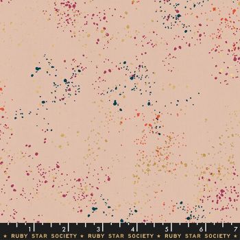 Speckled Sunstone Metallic Gold Spatter Texture Ruby Star Society Cotton Fabric RS5027 19M