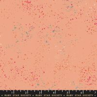 Speckled Peach Spatter Texture Ruby Star Society Cotton Fabric RS5027 32