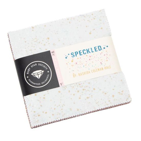 Ruby Star Society Speckled Rainbow Rashida Coleman-Hale Charm Pack 5 Inch Q