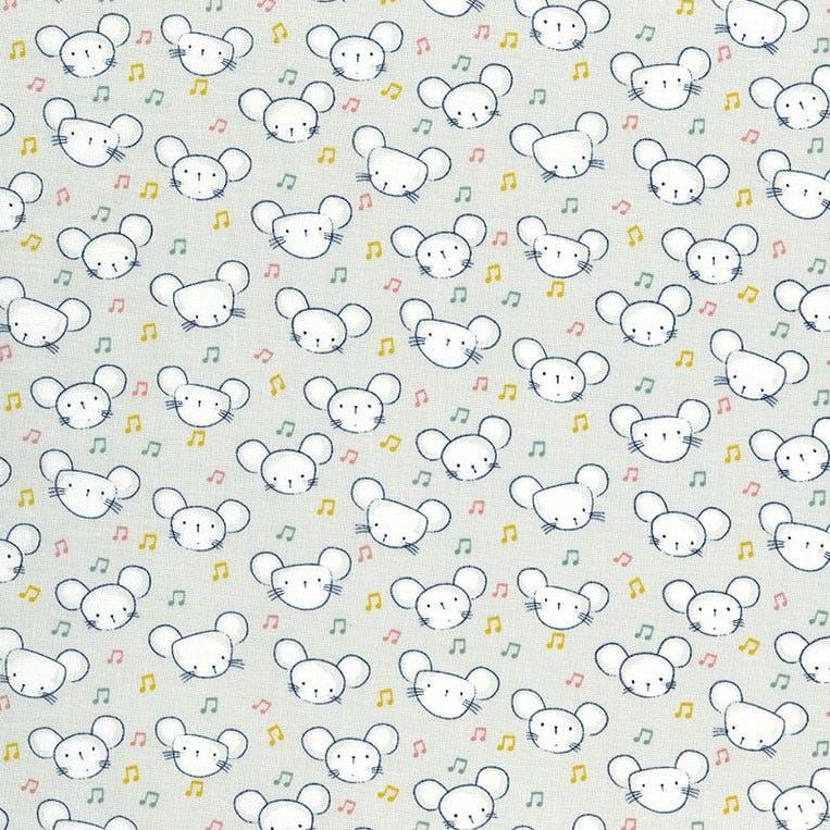 Shine Bright Mouse Heads Ghost Musical Notes Mice Music Dear Stella Cotton