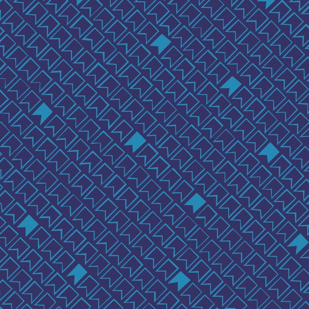 Great British Quilter Back to Basics Pennant Flags Midnight Blue Sarah Ashf