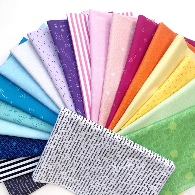 Great British Quilter Back To Basics Sarah Ashford 20 Full Metre Bundle Cot
