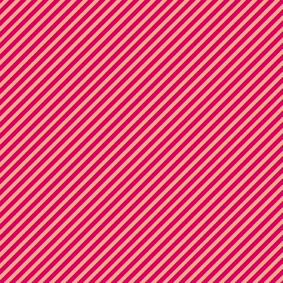 Sweet Shoppe Too Candy Stripe Ruby Red Bias Stripes Pinstripe Quilt Binding