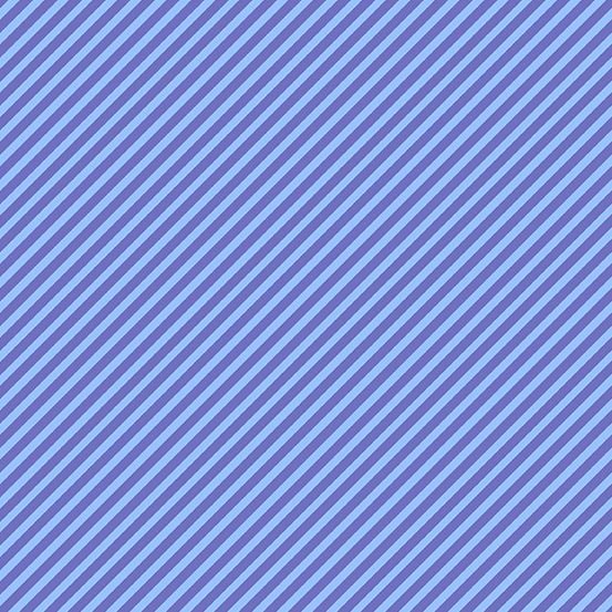 Sweet Shoppe Too Candy Stripe Boysonberry Blue Bias Stripes Pinstripe Quilt